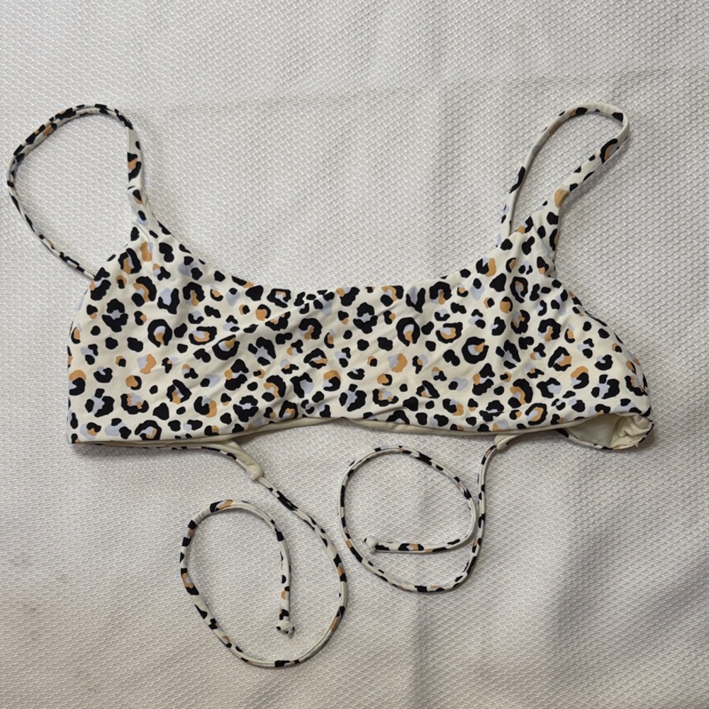 O'Neill Leopard Print Bikini Top